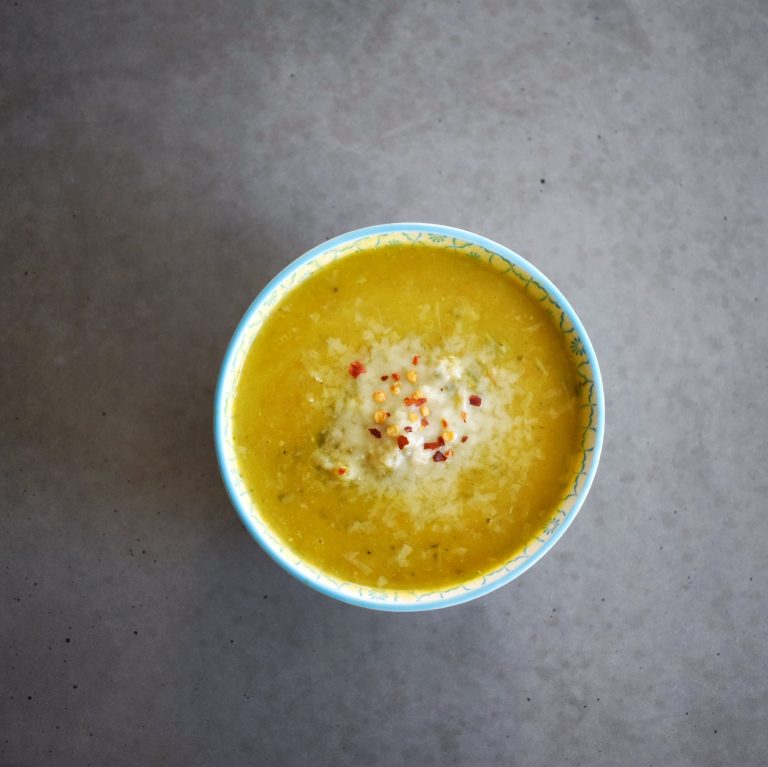 Courgette and Pea Soup