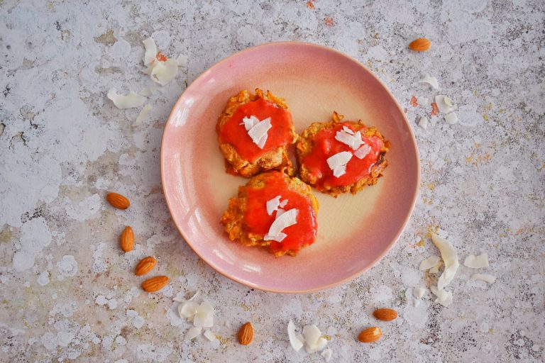 Almond, Coconut and Carrot Pancakes