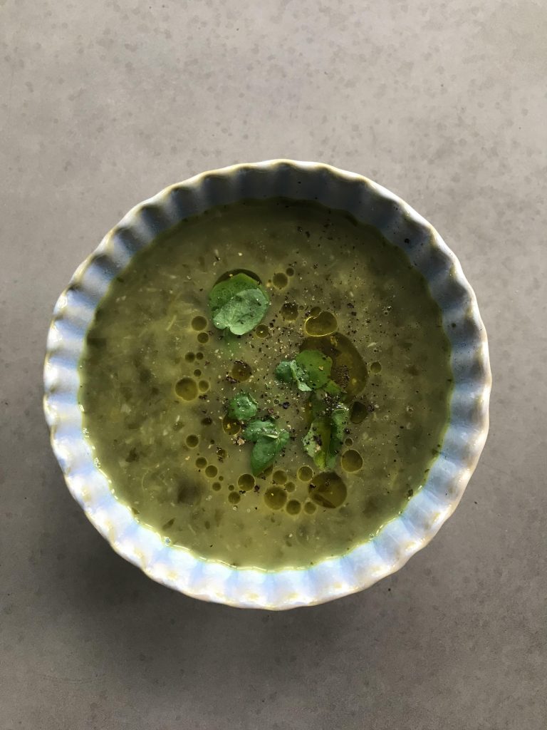 Watercress soup