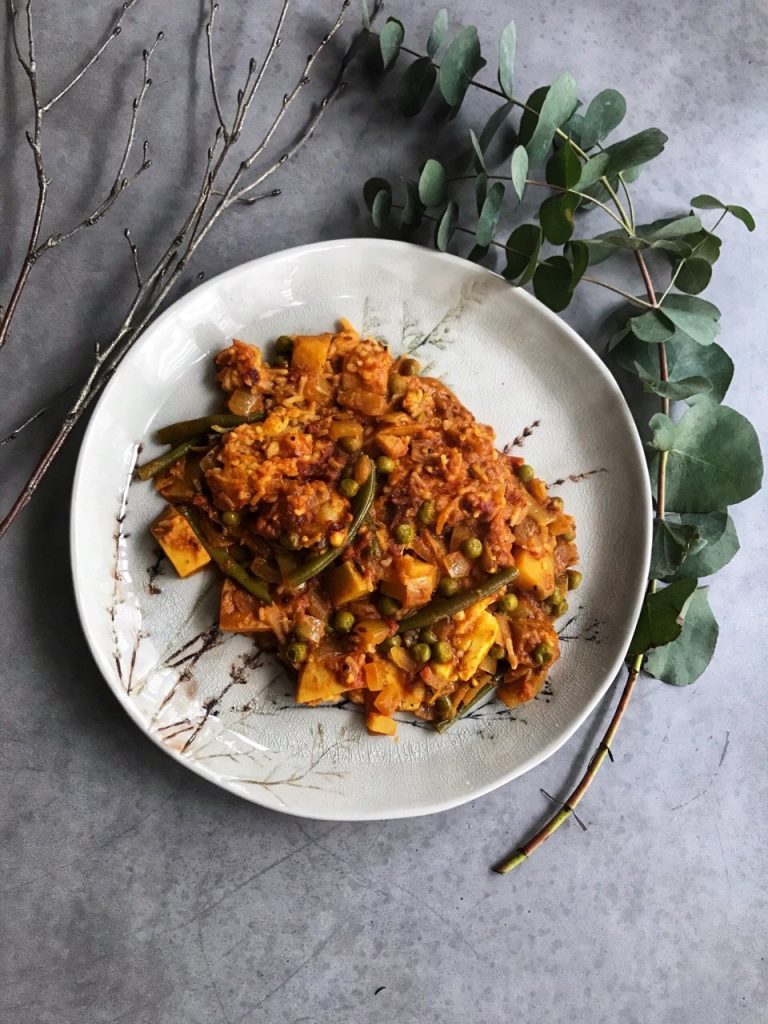 Comforting vegetable curry